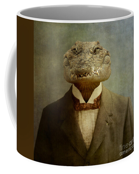Animal Coffee Mug featuring the photograph The Boss by Martine Roch