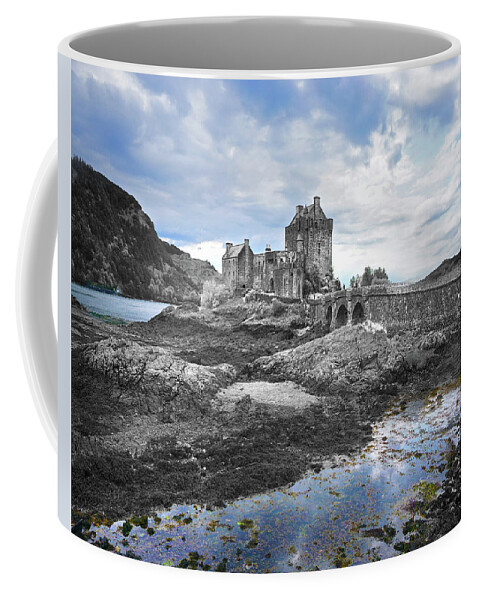 Castle Coffee Mug featuring the digital art The Bridge of our Past by Vicki Lea Eggen