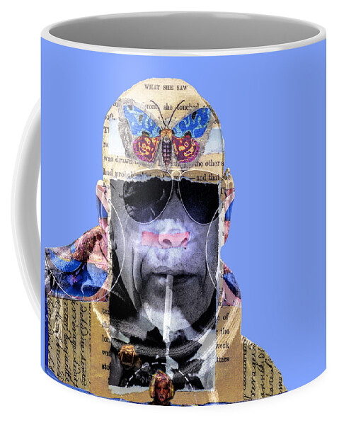 Butterfly Effect Coffee Mug featuring the mixed media The Butterfly Effect by Dominic Piperata