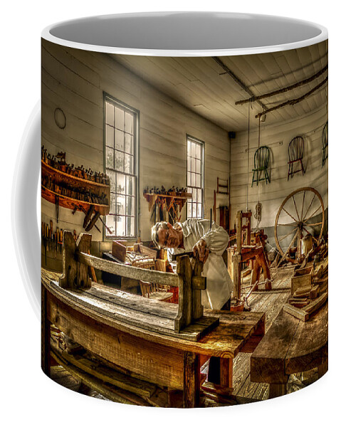 Cabinetmaker Coffee Mug featuring the photograph The Cabinetmaker by David Morefield
