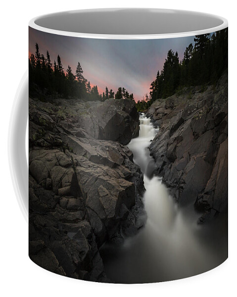 Blue Hour Coffee Mug featuring the photograph The Cascades by Jakub Sisak