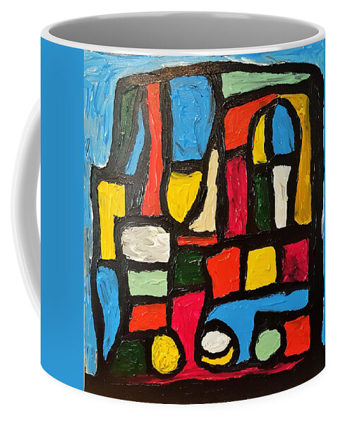 Multicultural Nfprsa Product Review Reviews Marco Social Media Technology Websites \\\\in-d�lj\\\\ Darrell Black Definism Artwork Coffee Mug featuring the painting The Catedral by Darrell Black