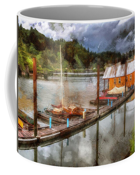 Port Of Toledo Coffee Mug featuring the photograph The Charming Port Of Toledo by Thom Zehrfeld