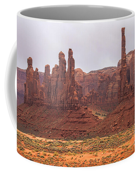 Red Stanchions Coffee Mug featuring the photograph The Stones Cry Out by Jim Garrison