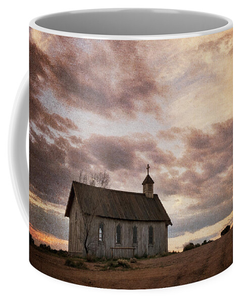 Landscape Coffee Mug featuring the photograph The Church by Mary Lee Dereske