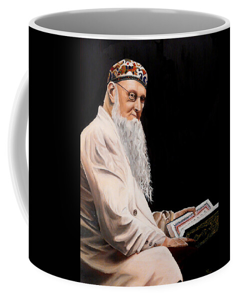 Cleric Coffee Mug featuring the painting The Cleric by Vic Ritchey