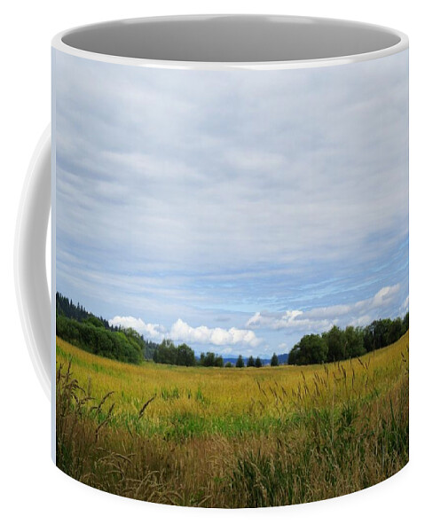 Nw Landscape Coffee Mug featuring the digital art The Colors Of July by I'ina Van Lawick