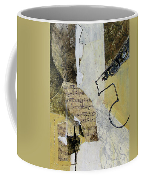 Music Coffee Mug featuring the painting The Commute by Carole Johnson