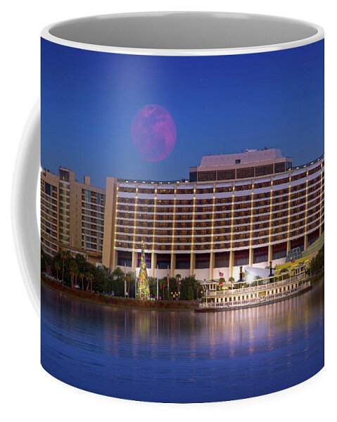 Walt Disney World Coffee Mug featuring the photograph The Contemporary Resort at Walt Disney World by Mark Andrew Thomas