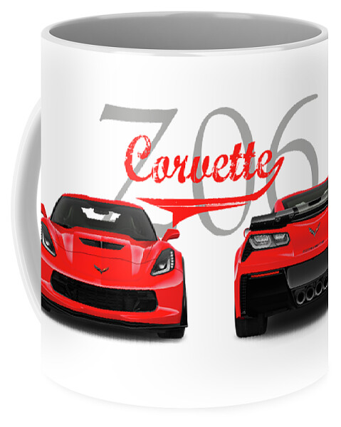 Chevrolet Corvette Coffee Mug featuring the photograph The Corvette Z06 by Mark Rogan