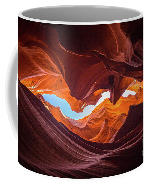Antelope Canyon Coffee Mug featuring the photograph The Crack by JR Photography