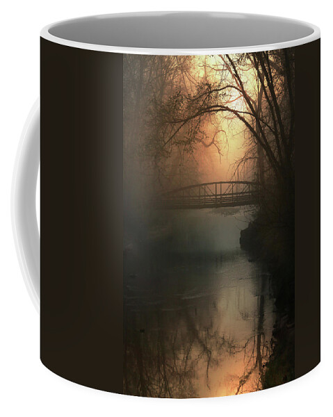 Bridge Coffee Mug featuring the photograph The Crossing by Rob Blair