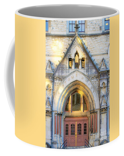Buildings Coffee Mug featuring the photograph The Customs House by Merle Grenz