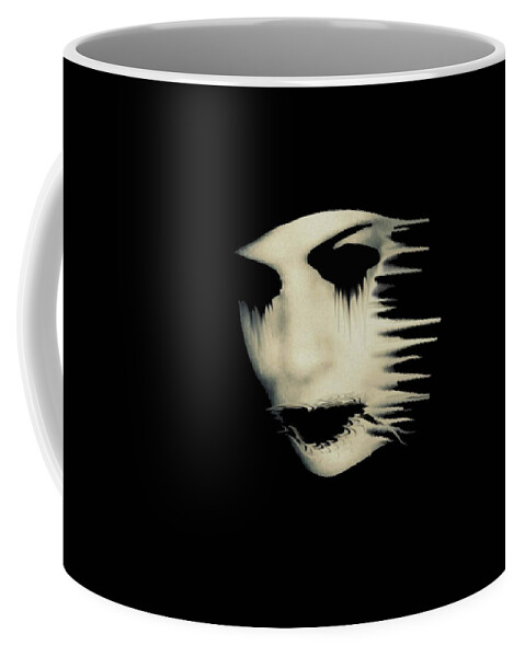 Torn Coffee Mug featuring the photograph The darkness by Frances Lewis