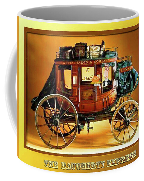 Travel Coffee Mug featuring the painting The Daugherty Express by CHAZ Daugherty