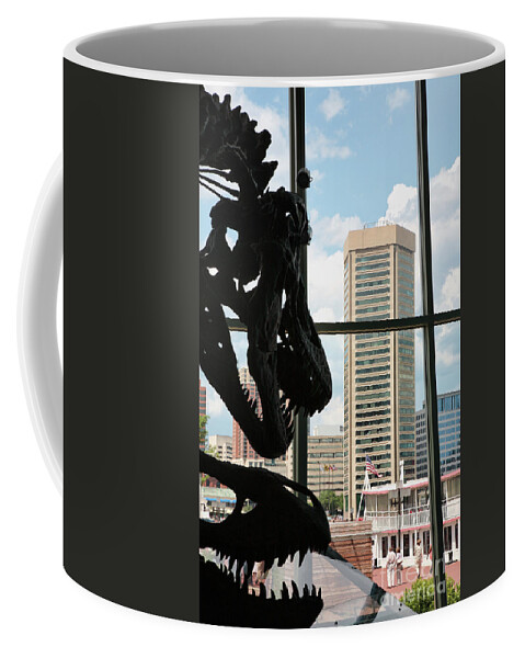 Baltimore Coffee Mug featuring the photograph The Dinosaurs that Ate Baltimore by William Kuta