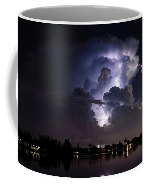 Lightning Coffee Mug featuring the photograph Dreamy Sky by Quinn Sedam