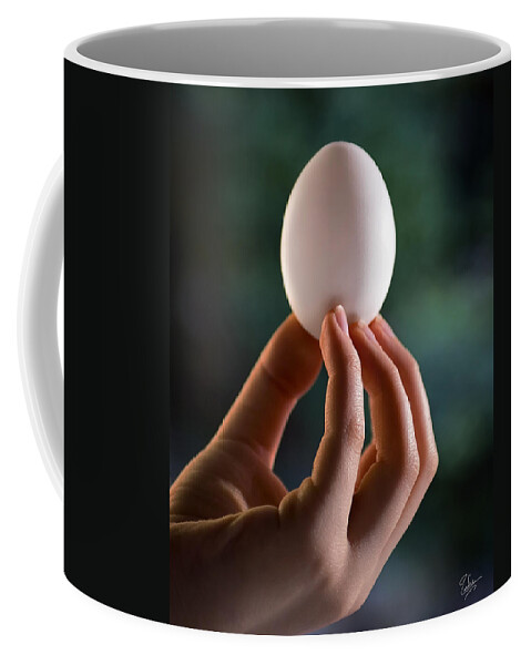 Endre Coffee Mug featuring the photograph The Egg by Endre Balogh