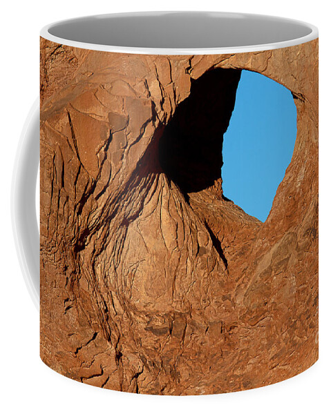 Utah Landscape Coffee Mug featuring the photograph The Elephant's Eye by Jim Garrison