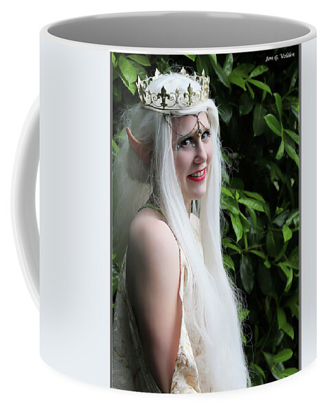 Elf Coffee Mug featuring the photograph The Elven Queen by Jon Volden