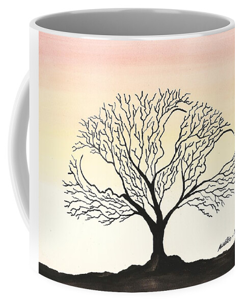  Father Coffee Mug featuring the painting The Father the Son and The Holy Spirit by Edwin Alverio