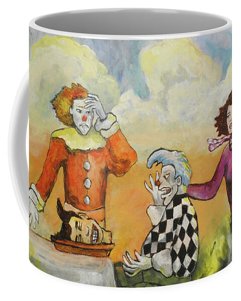 Nightmares Coffee Mug featuring the painting The Final Separation by Patricia Arroyo