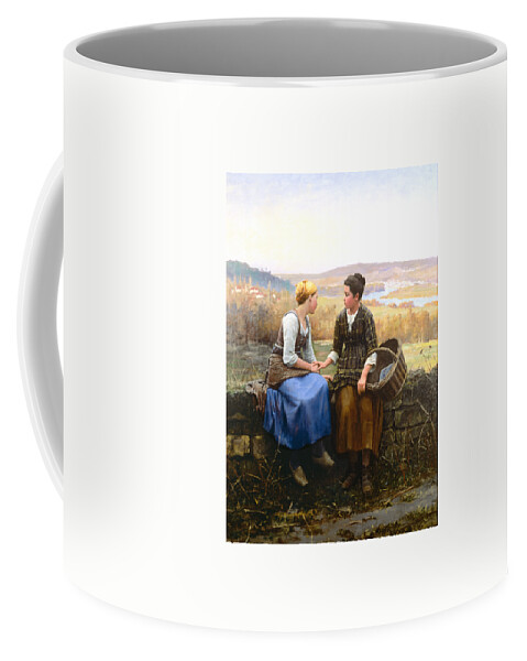 Le Premier Chagrin - The First Grief Coffee Mug featuring the painting The First Grief by Celestial Images