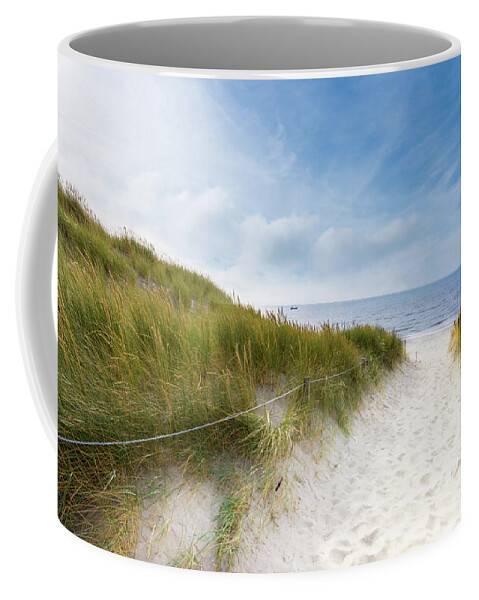 Europe Coffee Mug featuring the photograph The First Look At The Sea by Hannes Cmarits