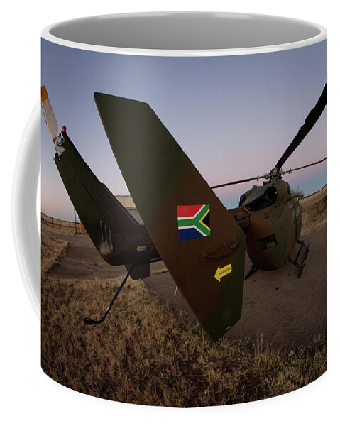 Blade Coffee Mug featuring the photograph The Flag by Paul Job