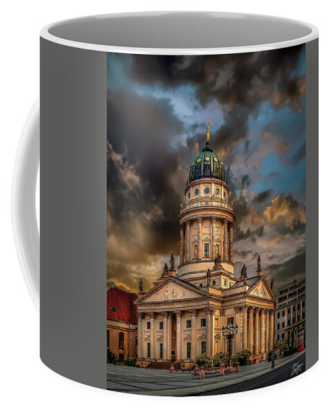 Endre Coffee Mug featuring the photograph The French Church 3 by Endre Balogh