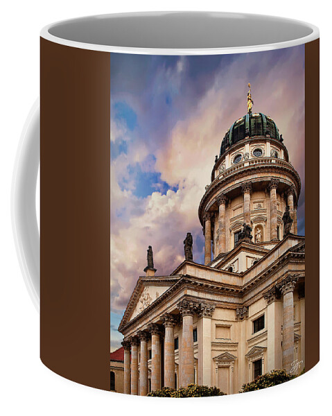 Endre Coffee Mug featuring the photograph The French Church 4 by Endre Balogh