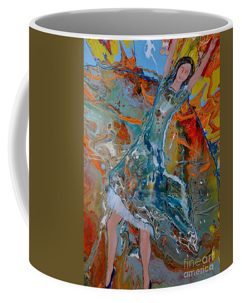 Glory Coffee Mug featuring the painting The Glory of the Lord by Deborah Nell