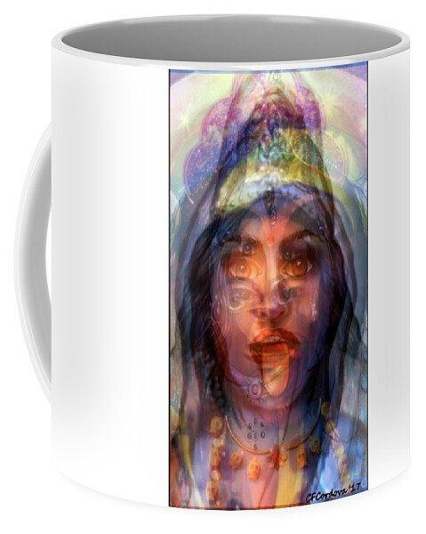 Goddess Coffee Mug featuring the digital art The Goddesses Within You by Carmen Cordova