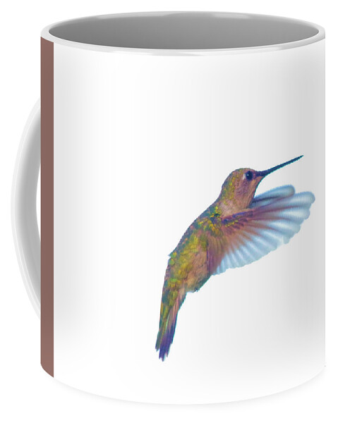 Birds Coffee Mug featuring the photograph The grace of a hummingbird by Jeff Swan