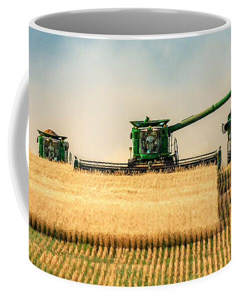 Ombine Coffee Mug featuring the photograph The Green Machines by Todd Klassy