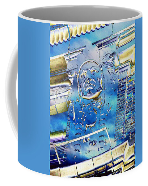 Architecture Coffee Mug featuring the digital art The Guardian by Tim Allen