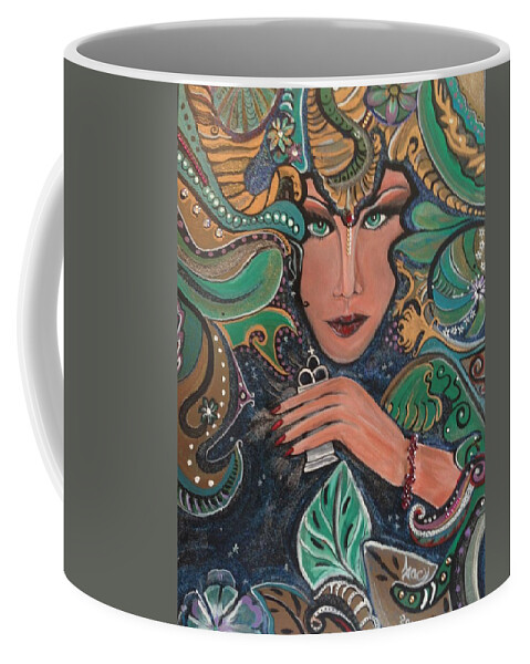  Coffee Mug featuring the painting The Heart Always Wins by Tracy McDurmon