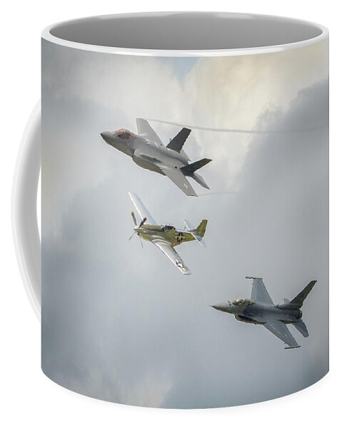 Heritage Flight Coffee Mug featuring the photograph The Heritage Flight by Brian Caldwell