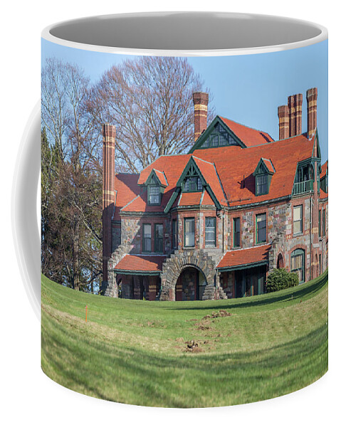 The Historic Eustis Estate In Milton Massachusetts Coffee Mug featuring the photograph The Historic Eustis Estate in Milton Massachusetts by Brian MacLean