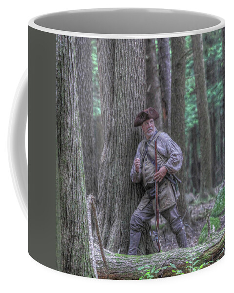 Muzzleloading Coffee Mug featuring the digital art The Hunter by Randy Steele
