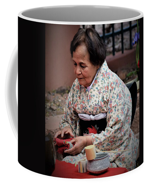 Tradition Coffee Mug featuring the photograph The Japanese Tea Ceremony by John Glass