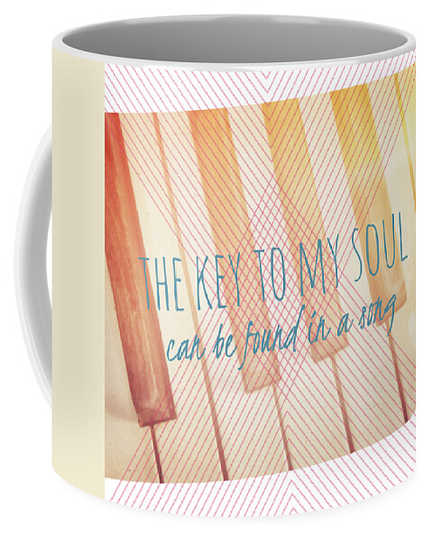 Brandi Fitzgerald Coffee Mug featuring the digital art The Key to my Soul by Brandi Fitzgerald