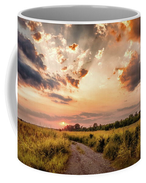 Kibler Coffee Mug featuring the photograph The Kibler Bottoms by James Barber