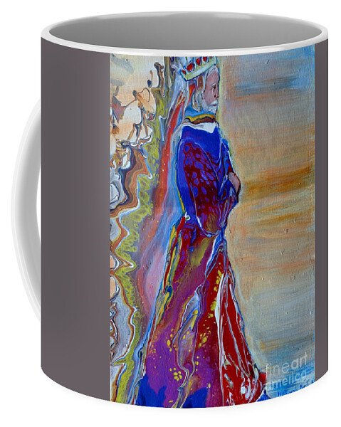 Robe Coffee Mug featuring the painting The King's Robe by Deborah Nell