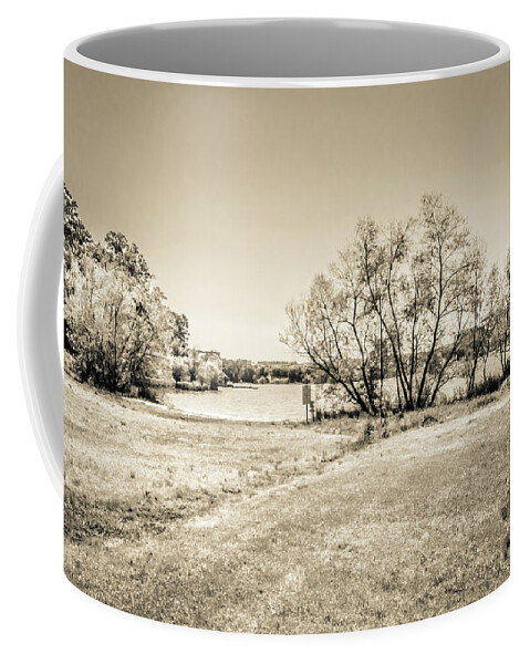Lake Crabtree Coffee Mug featuring the photograph The Lake #49 by Wade Brooks
