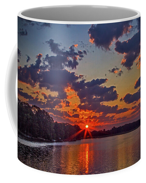 Sunrise Coffee Mug featuring the photograph The Lakeshore at Sunrise by Barry Jones
