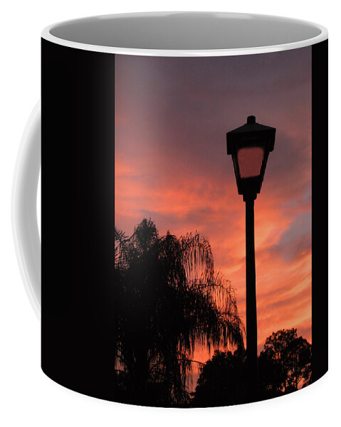 Landscape Coffee Mug featuring the photograph The Lamp by Peggy Urban