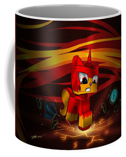 The Lego Movie Coffee Mug featuring the digital art The Lego Movie by Super Lovely