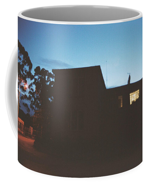 Wall Coffee Mug featuring the photograph The Light in the Window by David Cardona