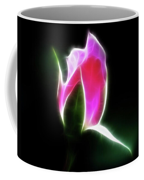 Rose Coffee Mug featuring the photograph The Light of Heaven Shining Down by Lisa Stanley